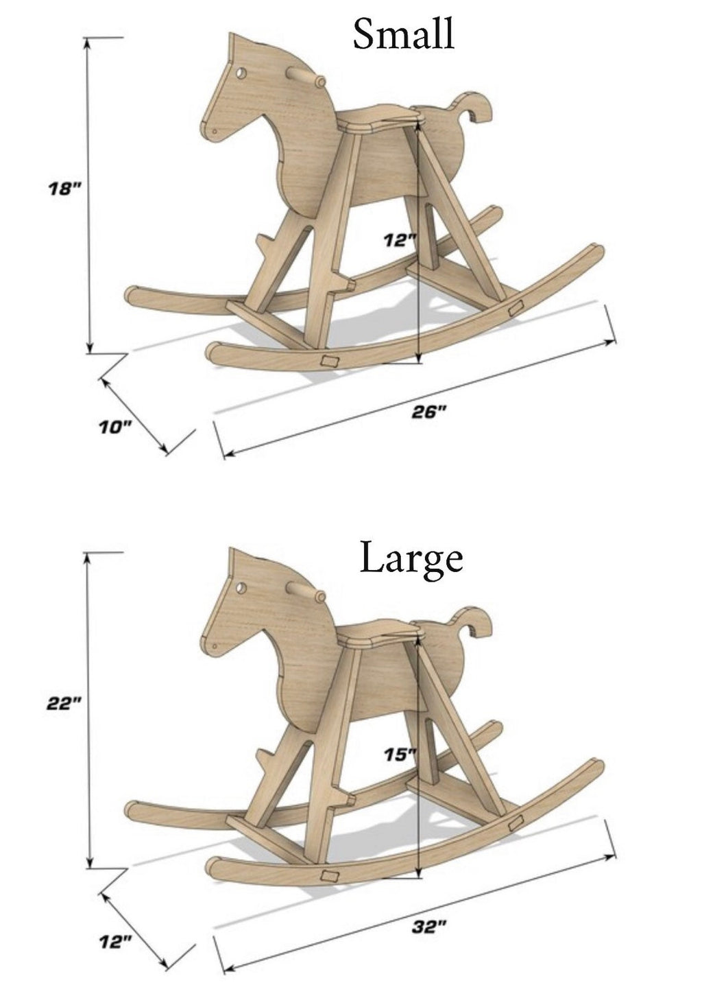 ROCKY- Rocking Horse