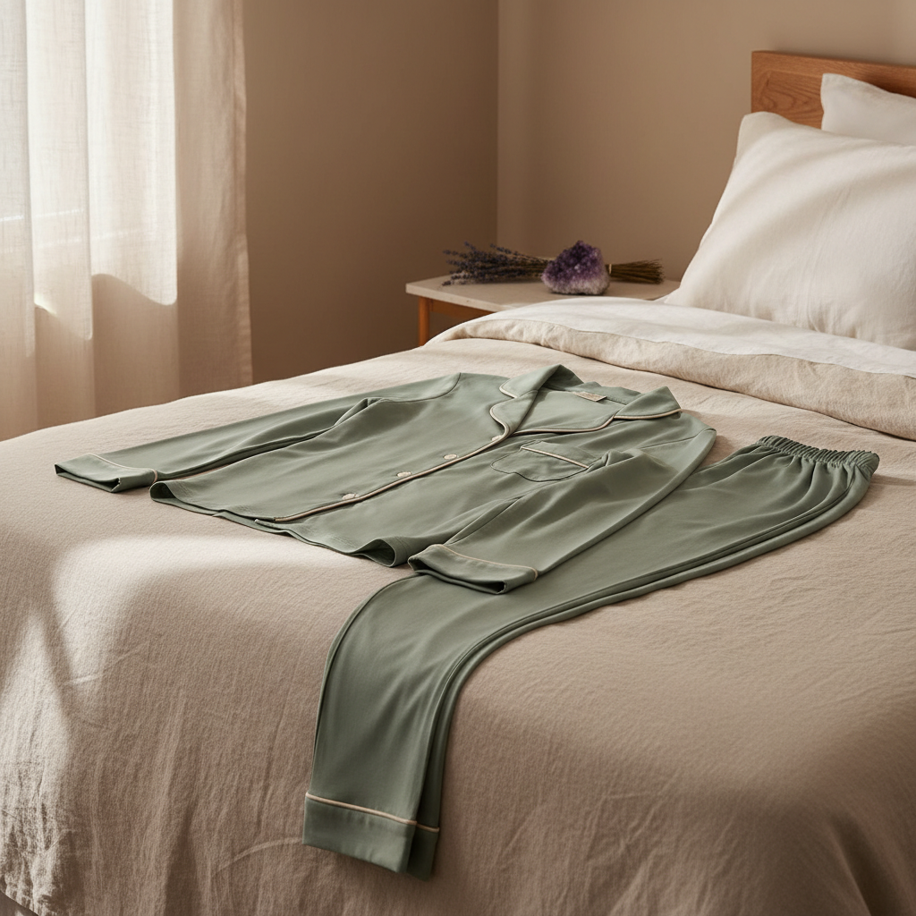 Organic Bamboo Sleep Set lifestyle photo