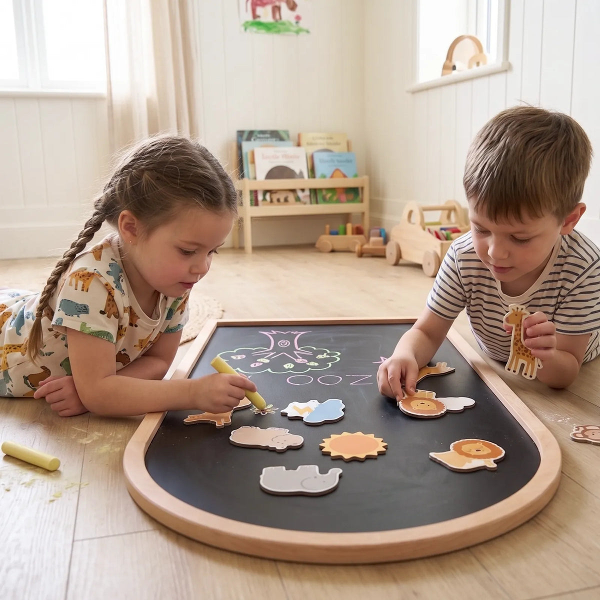 Tiny Land® Arched Double-Sided Magnetic Art Easel