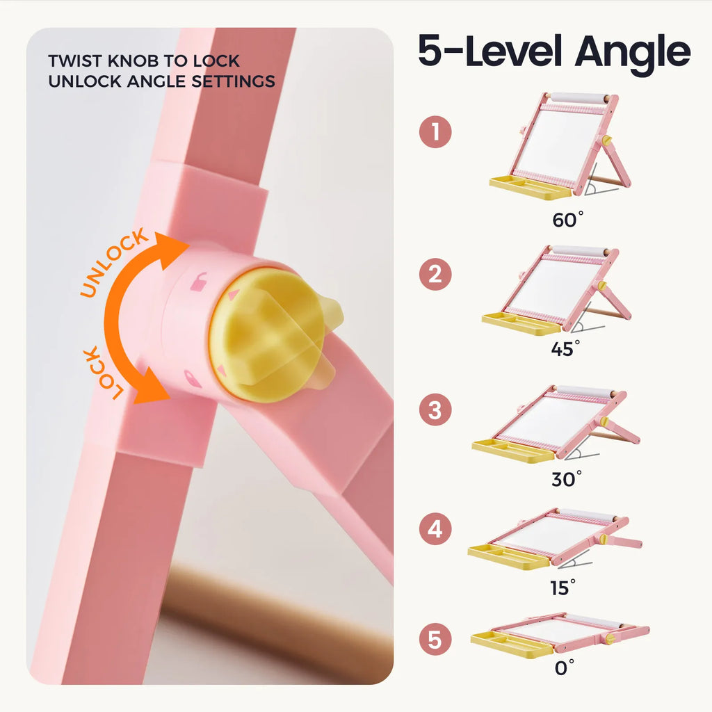 Tiny Land® 3-in-1 Magnetic Tabletop Art Easel