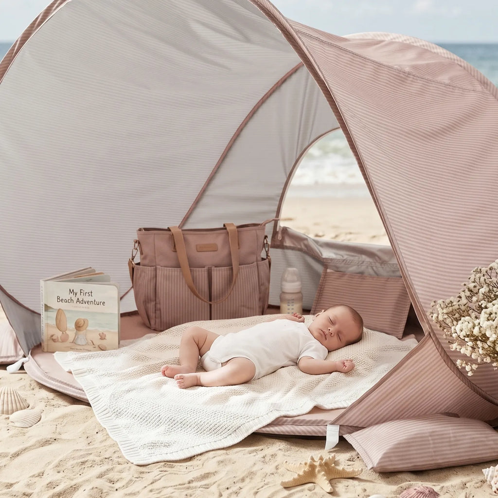 Tiny Land® Kids Beach Tent with Built-In Splash Pool