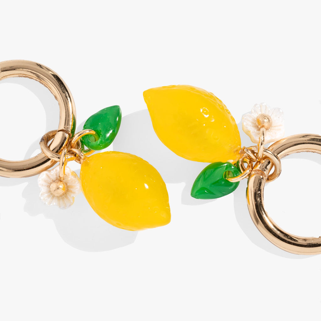 Lemon Huggie Hoop