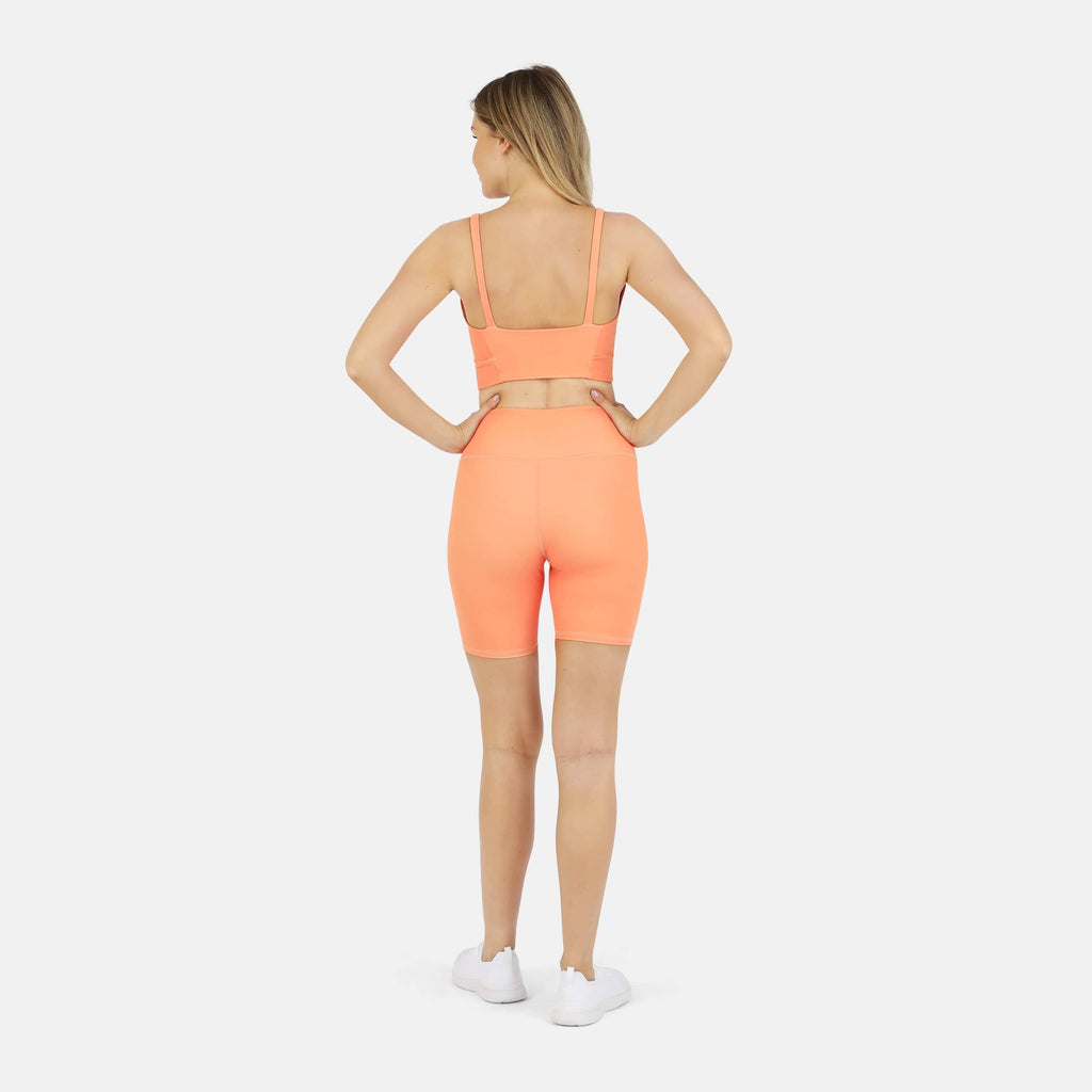 Ada Organic Cotton Twist Around Sports Bra | Medium Impact, Hand-Dyed, Made in LA | Lezat