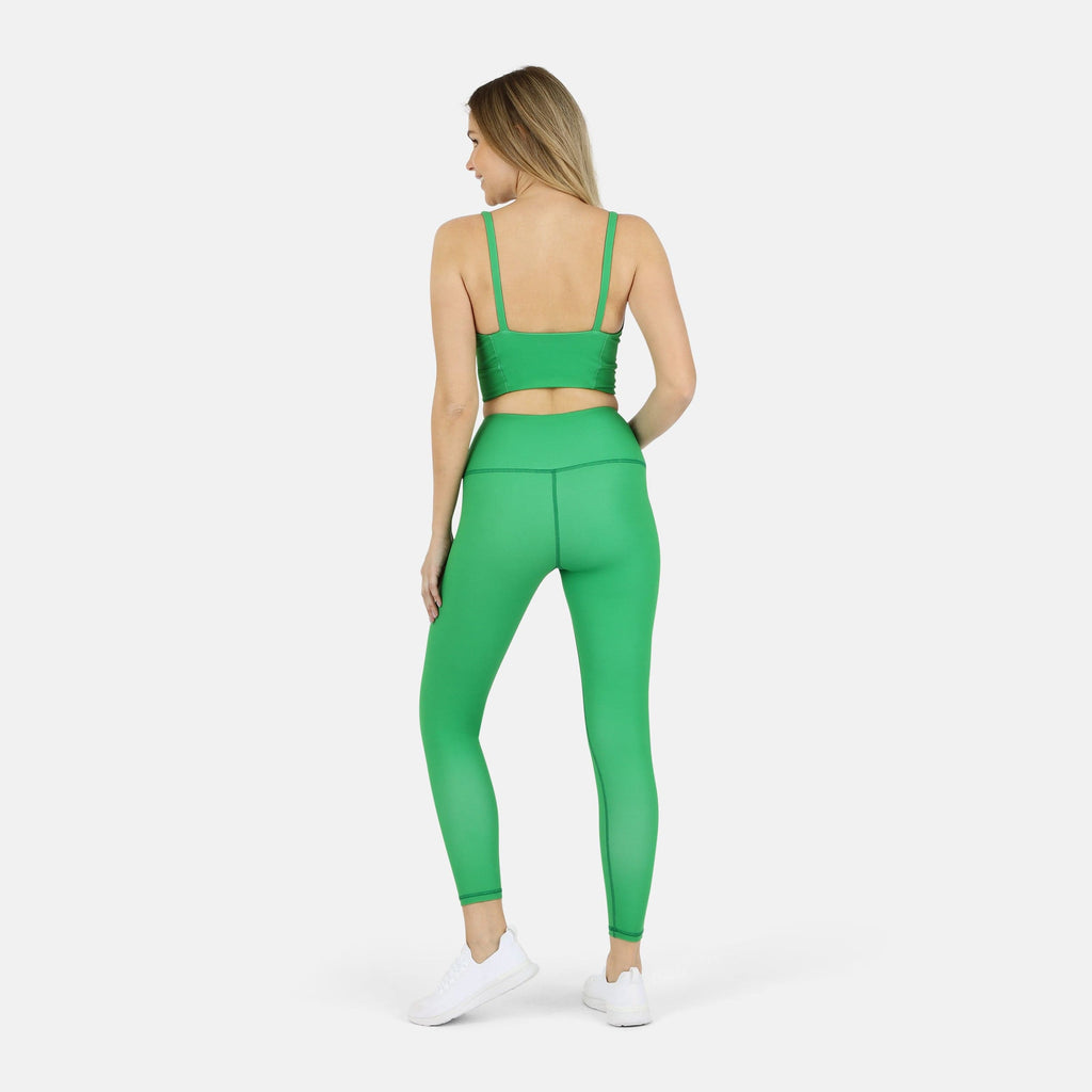 Ada Organic Cotton Twist Around Sports Bra | Medium Impact, Hand-Dyed, Made in LA | Lezat