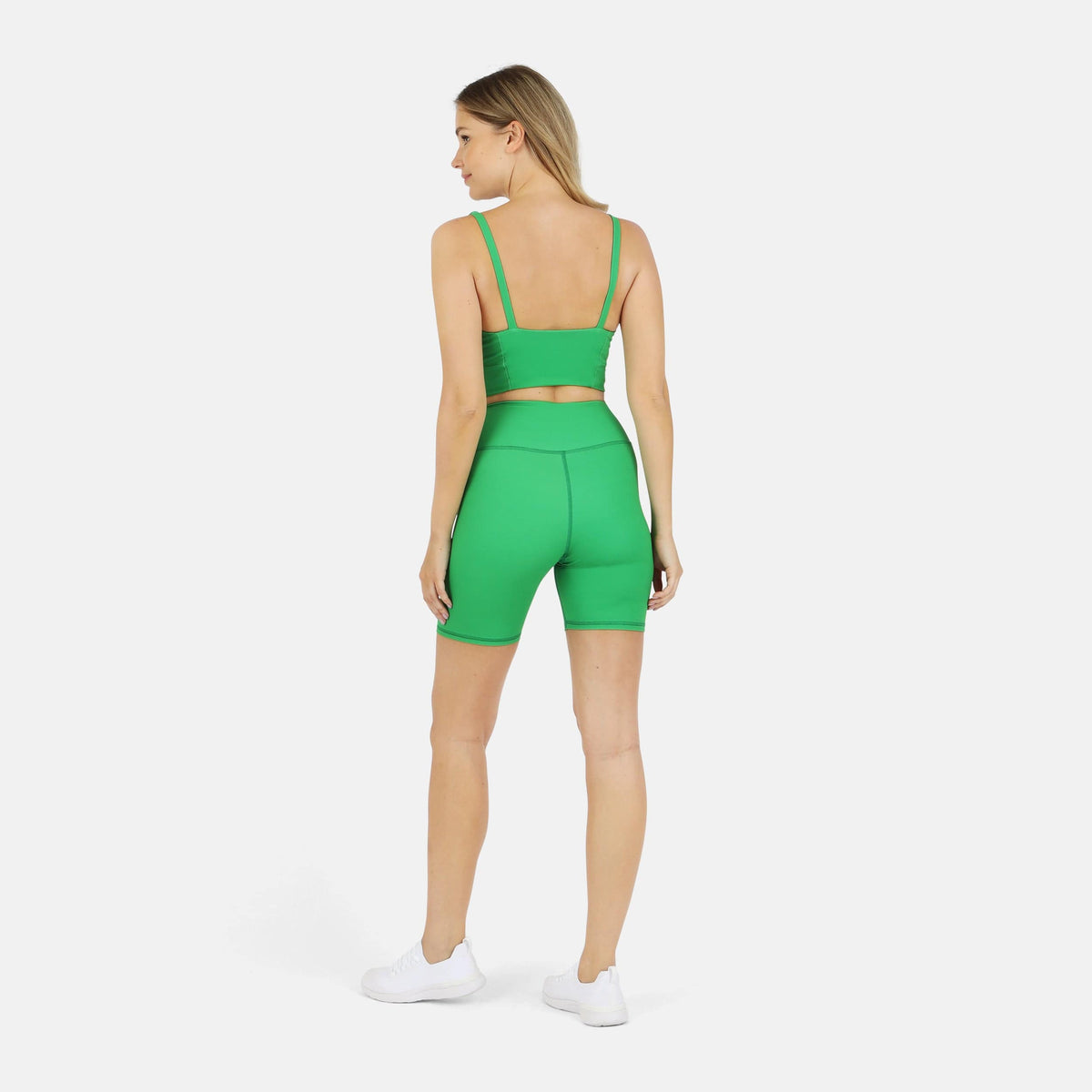 Ada Organic Cotton Twist Around Sports Bra | Medium Impact, Hand-Dyed, Made in LA | Lezat