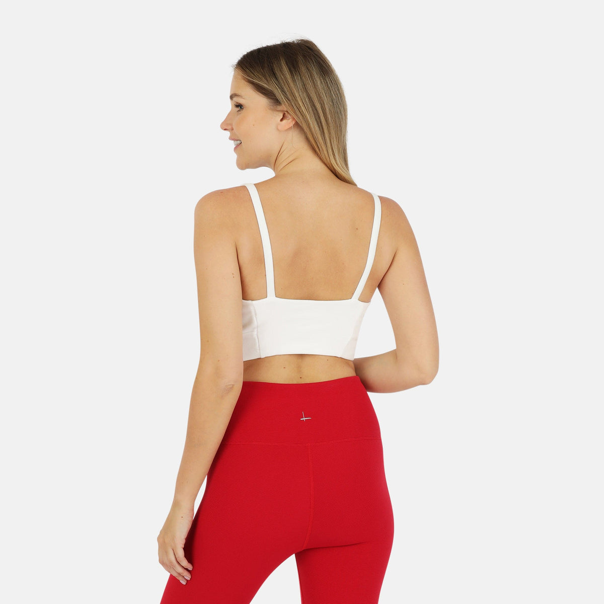 Ada Organic Cotton Twist Around Sports Bra | Medium Impact, Hand-Dyed, Made in LA | Lezat