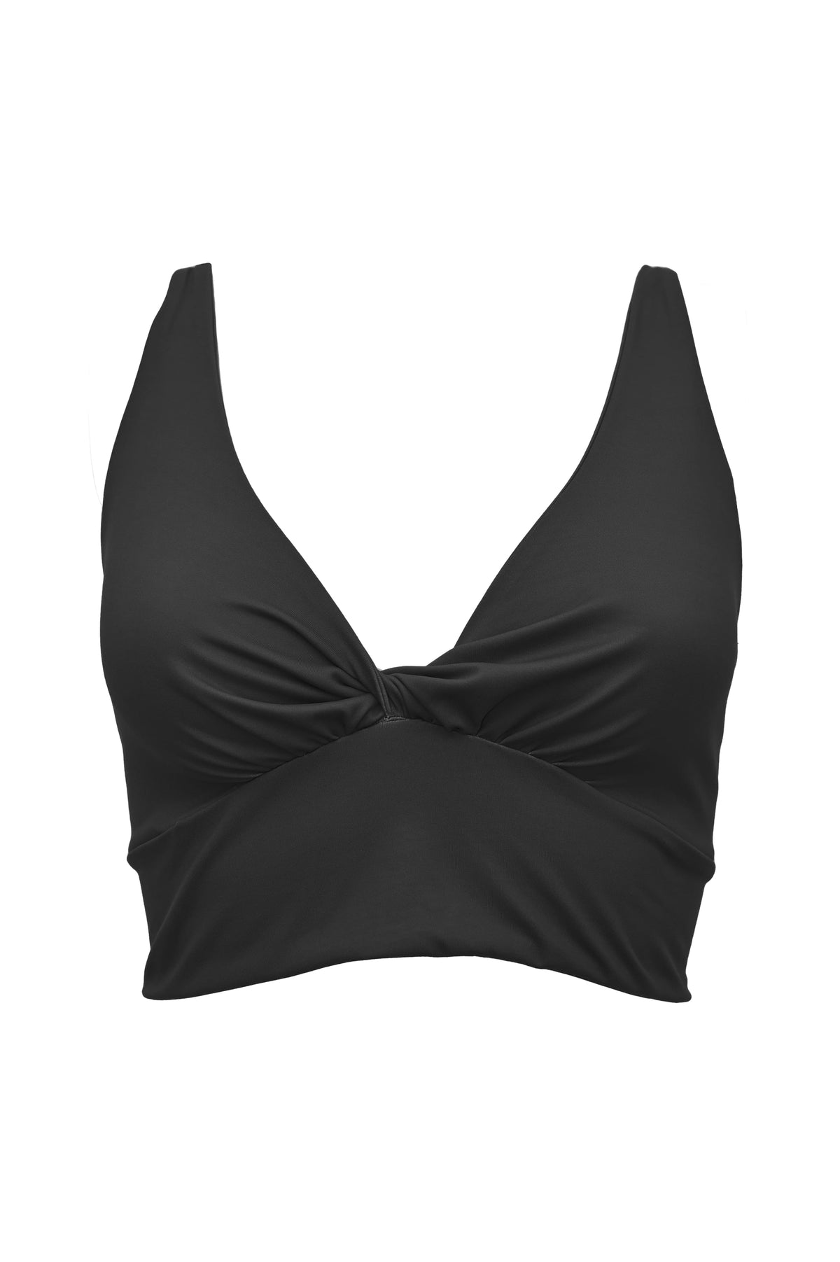 Ada Organic Cotton Twist Around Sports Bra | Medium Impact, Hand-Dyed, Made in LA | Lezat