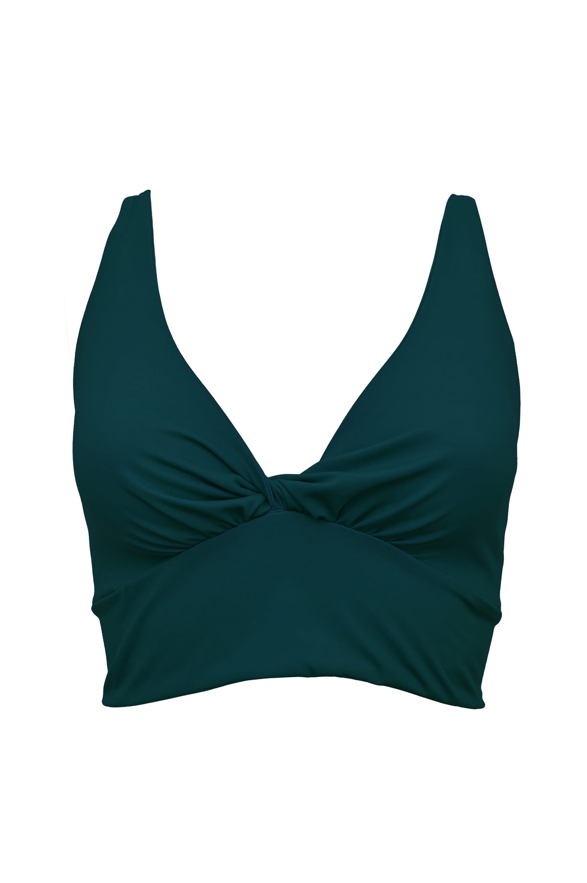 Ada Organic Cotton Twist Around Sports Bra | Medium Impact, Hand-Dyed, Made in LA | Lezat