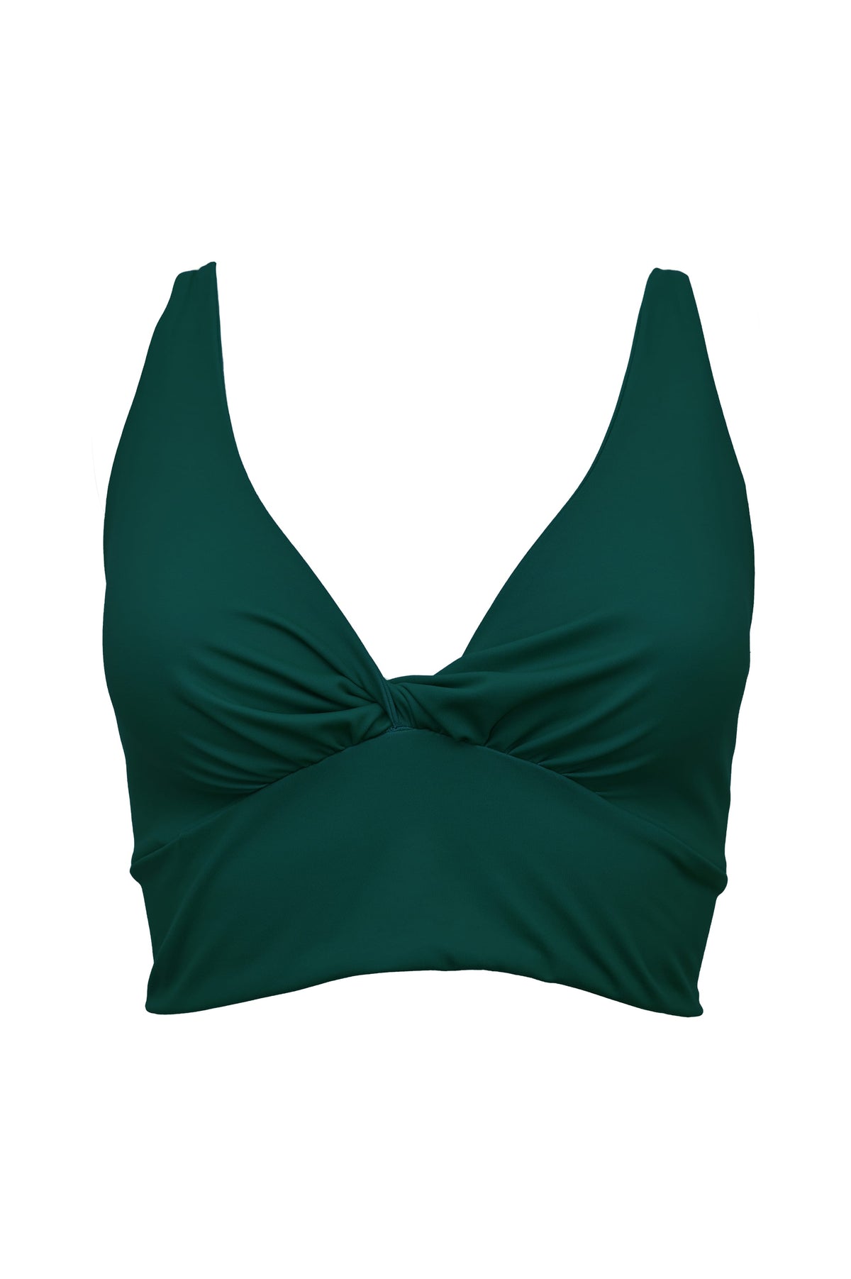Ada Organic Cotton Twist Around Sports Bra | Medium Impact, Hand-Dyed, Made in LA | Lezat