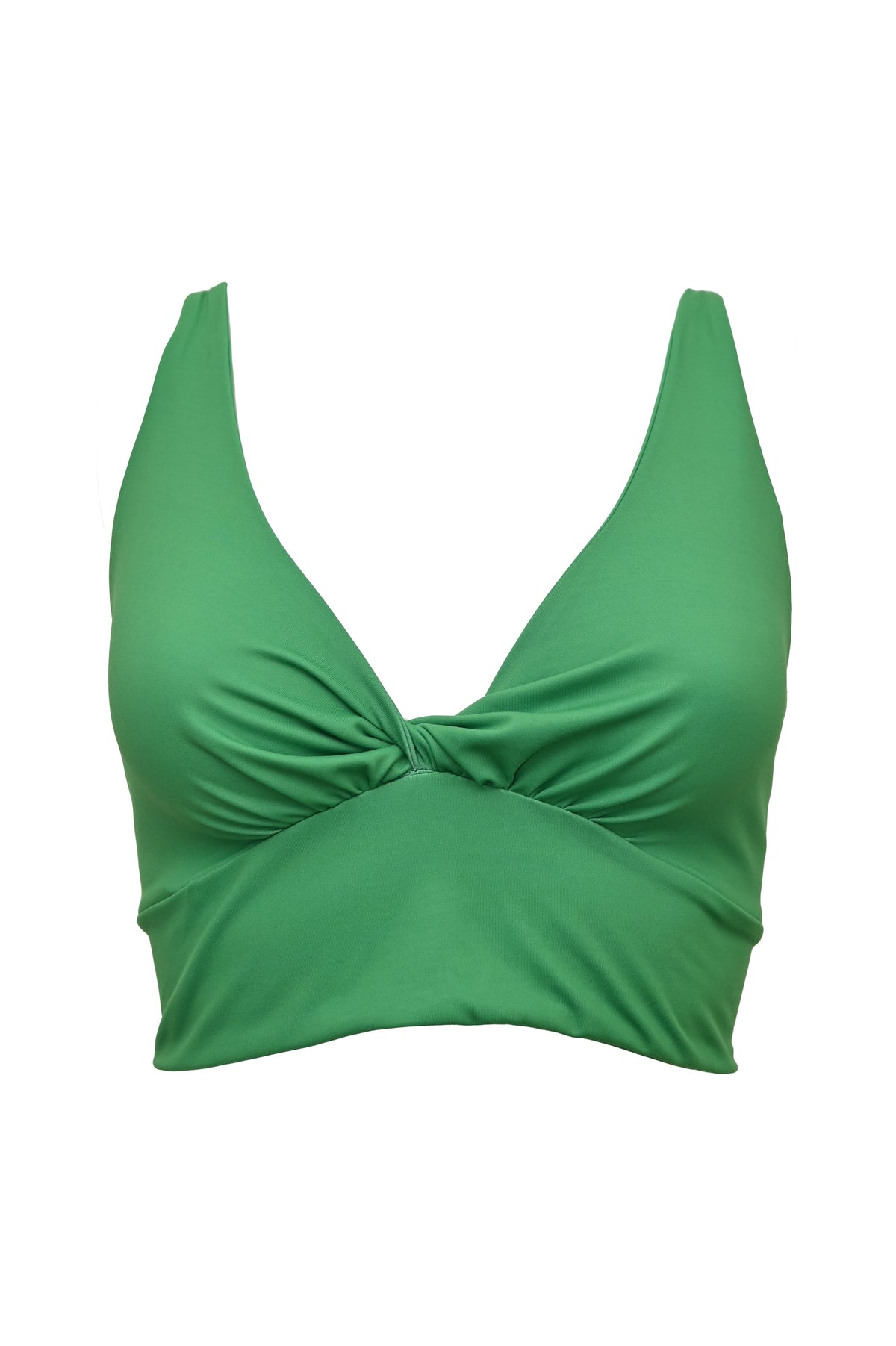 Ada Organic Cotton Twist Around Sports Bra | Medium Impact, Hand-Dyed, Made in LA | Lezat
