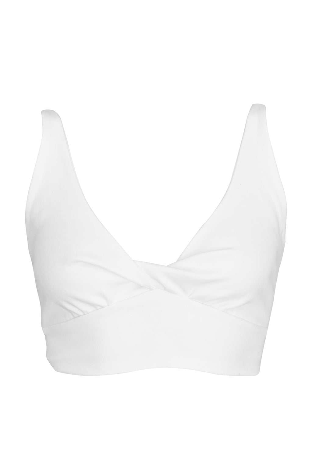 Ada Organic Cotton Twist Around Sports Bra | Medium Impact, Hand-Dyed, Made in LA | Lezat