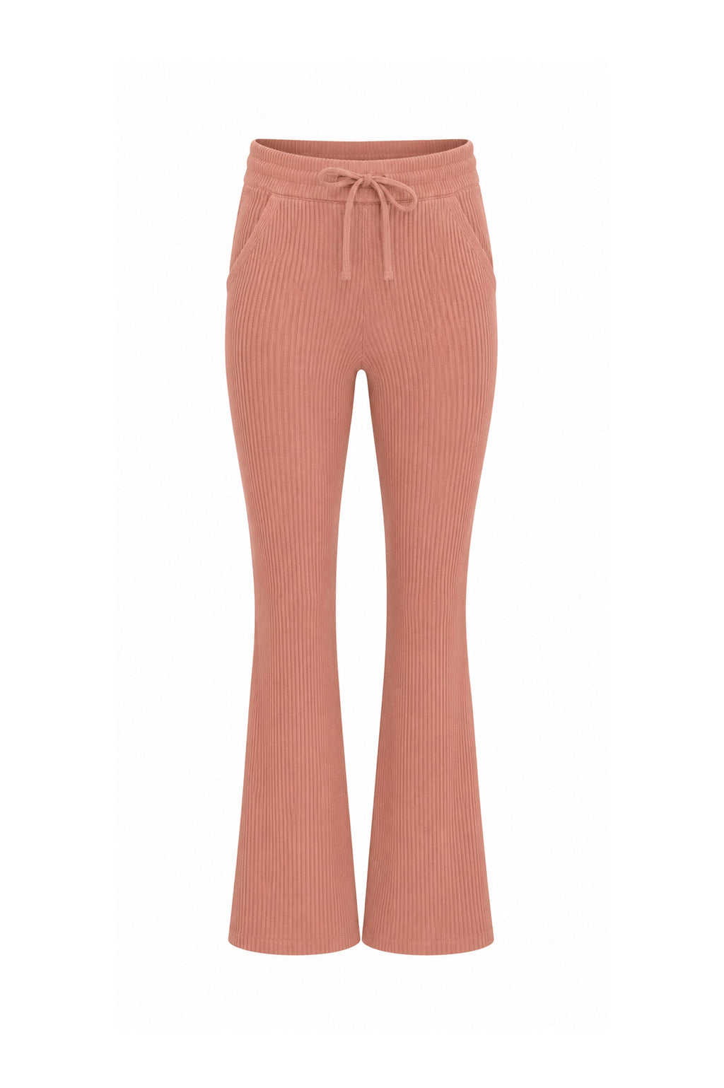 Jules Organic Cotton Waffle-Knit Drawstring Pants