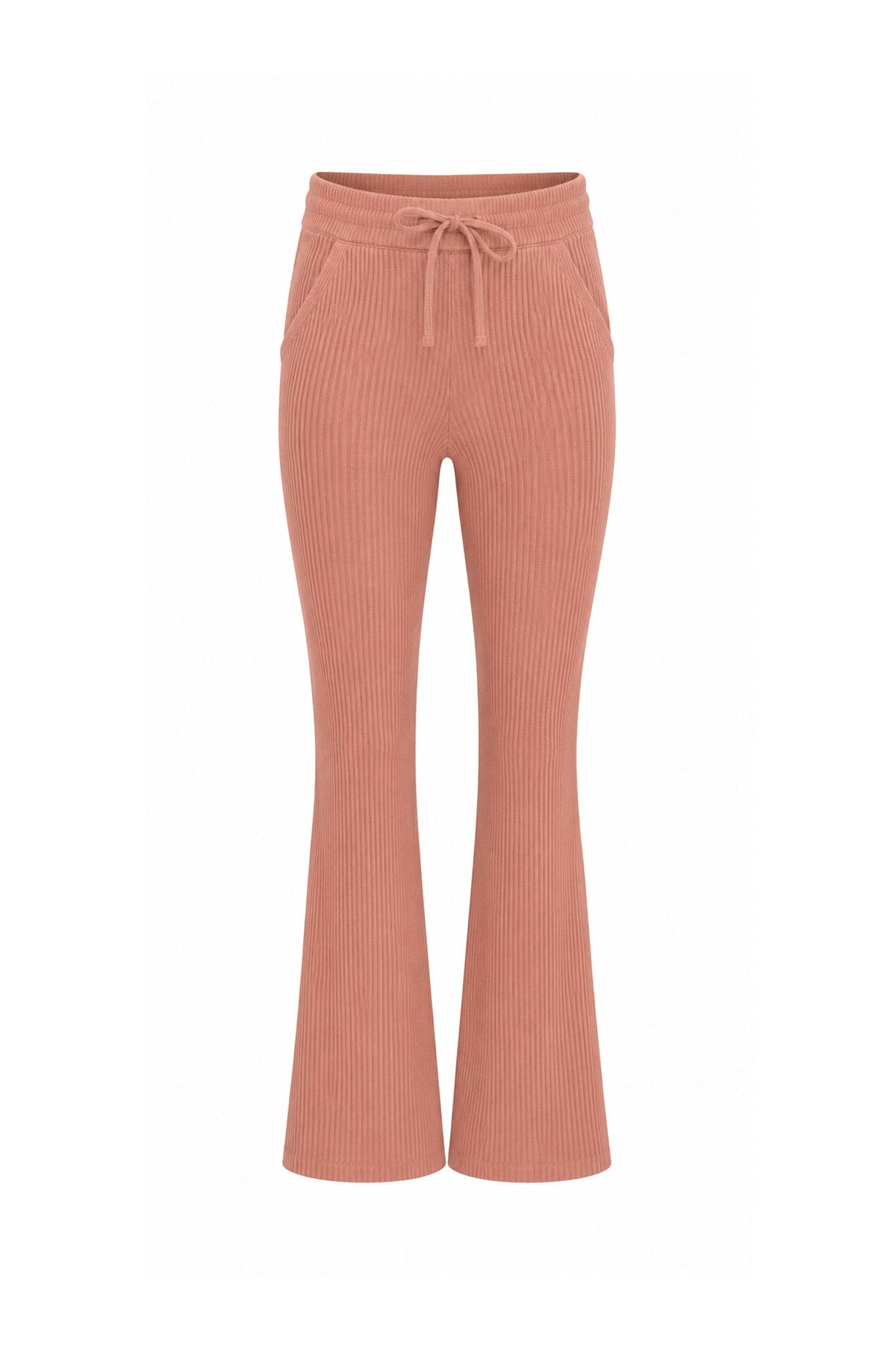 Jules Organic Cotton Waffle-Knit Drawstring Pants