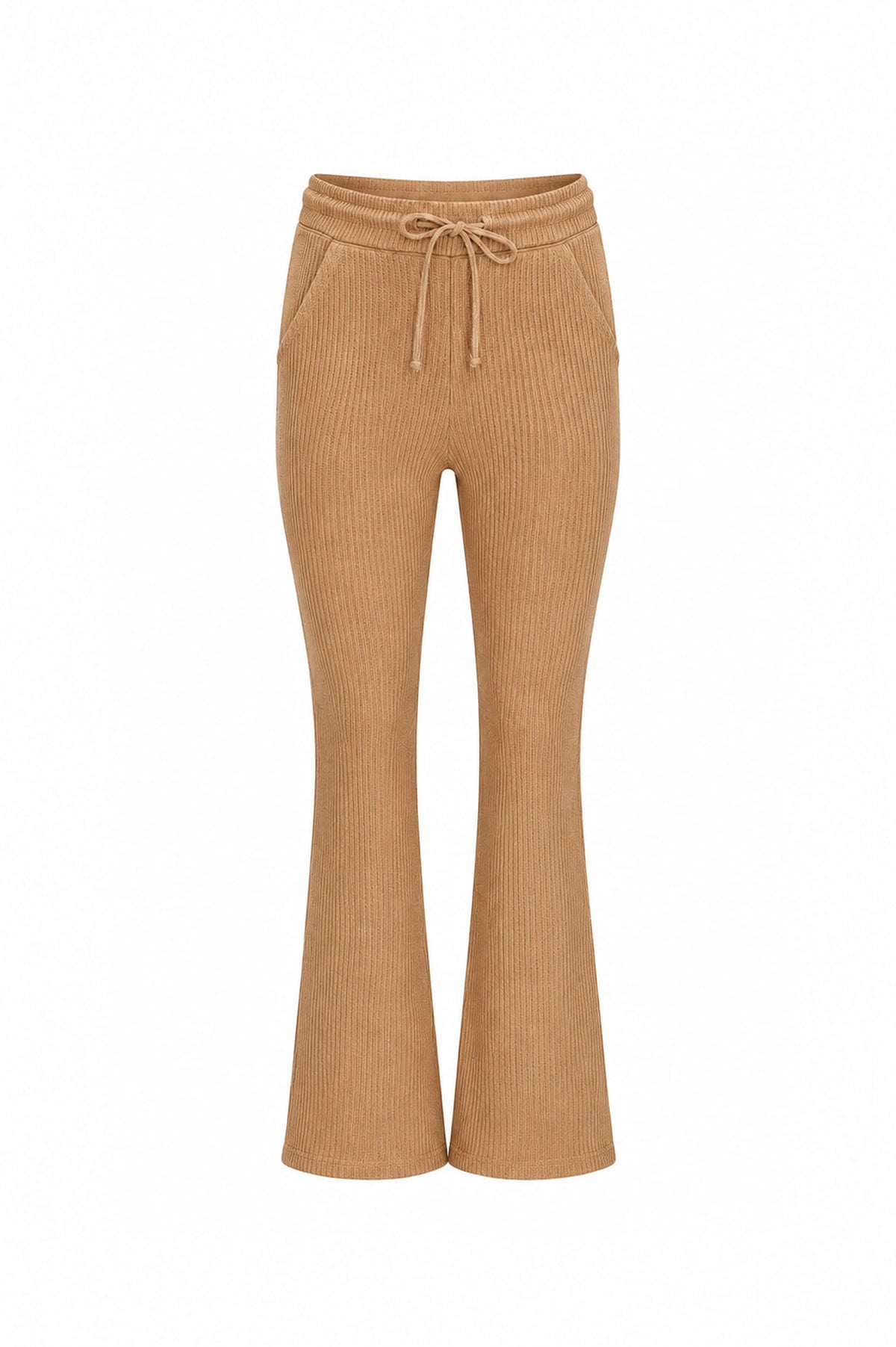 Jules Organic Cotton Waffle-Knit Drawstring Pants