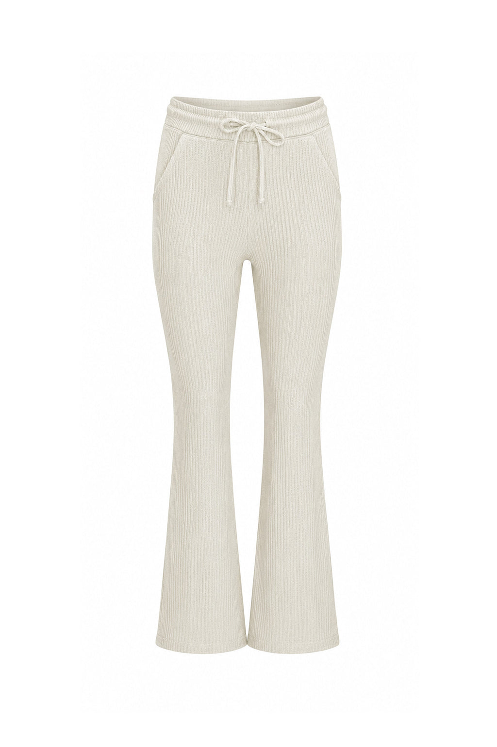 Jules Organic Cotton Waffle-Knit Drawstring Pants