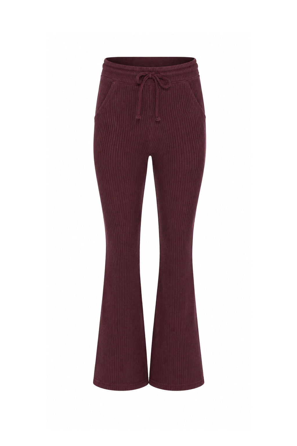 Jules Organic Cotton Waffle-Knit Drawstring Pants