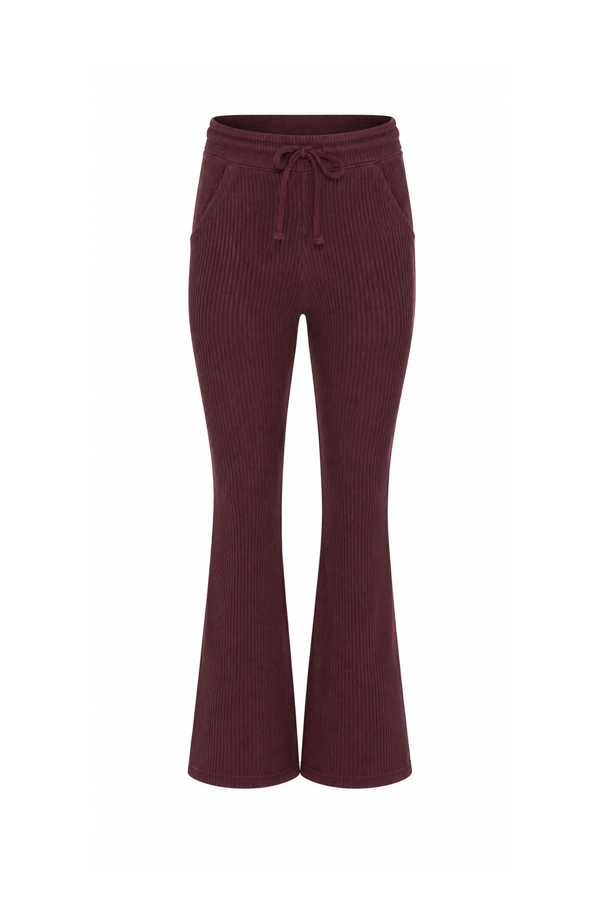 Jules Organic Cotton Waffle-Knit Drawstring Pants