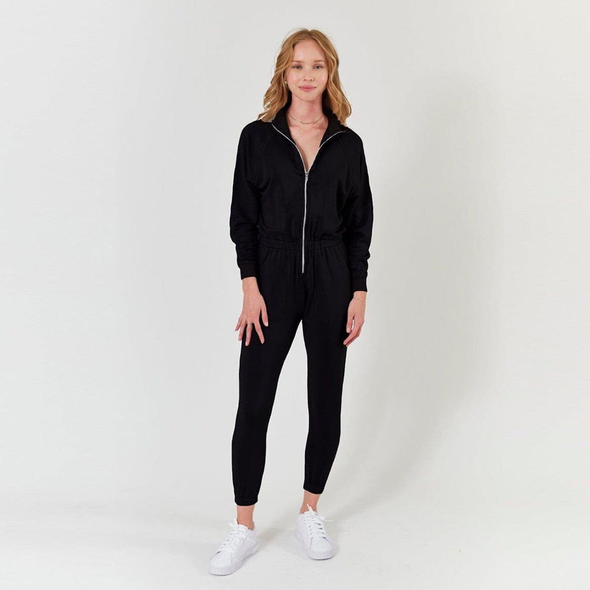 Restore TENCEL™ Modal Soft Terry Jumpsuit - Black