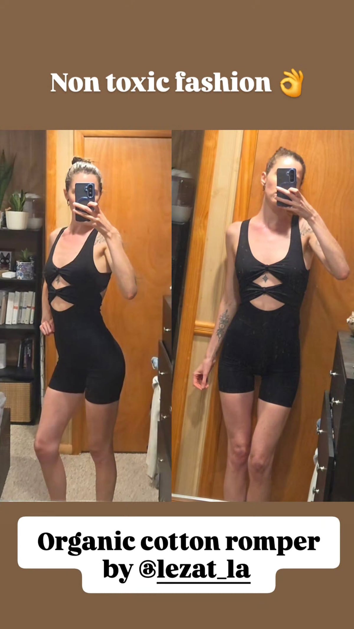 Tara Organic Cotton Cutout One-Piece