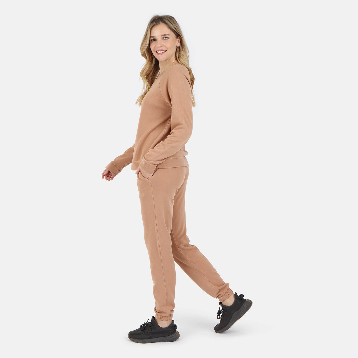 Melody Everyday Organic Cotton Sweatpant – Camel | Lezat