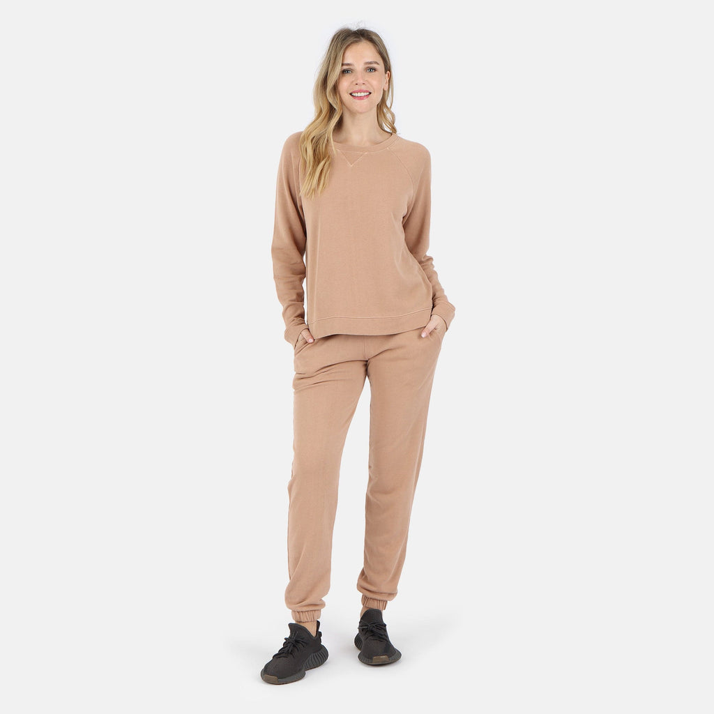 Melody Everyday Organic Cotton Sweatpant – Camel | Lezat