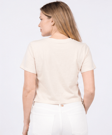 Dancing Shrooms Organic Cotton Cropped Tee