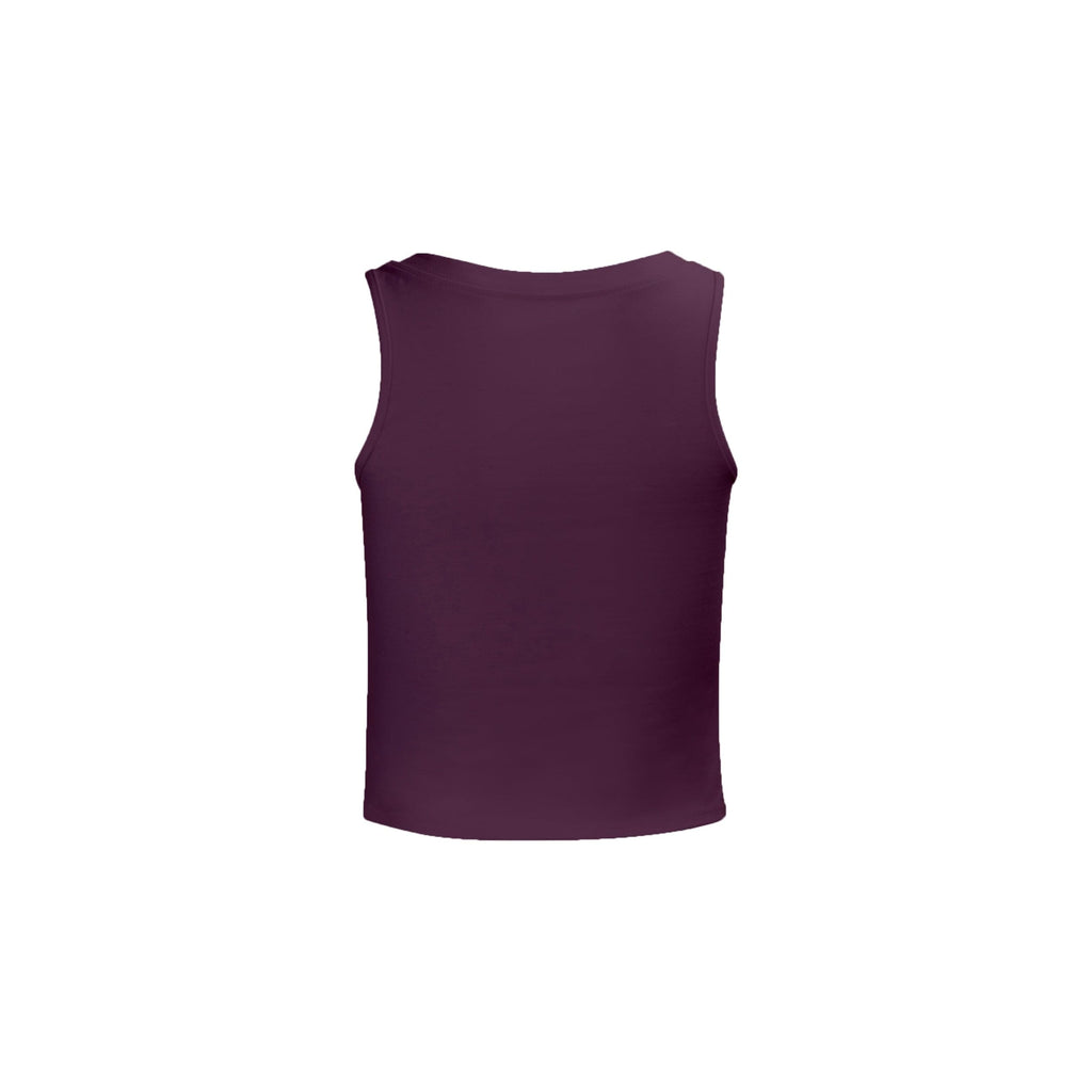 Eden Asymmetrical Organic Cotton Tank | Hand-Dyed, Cropped, Locally Knitted in LA | XS-XL