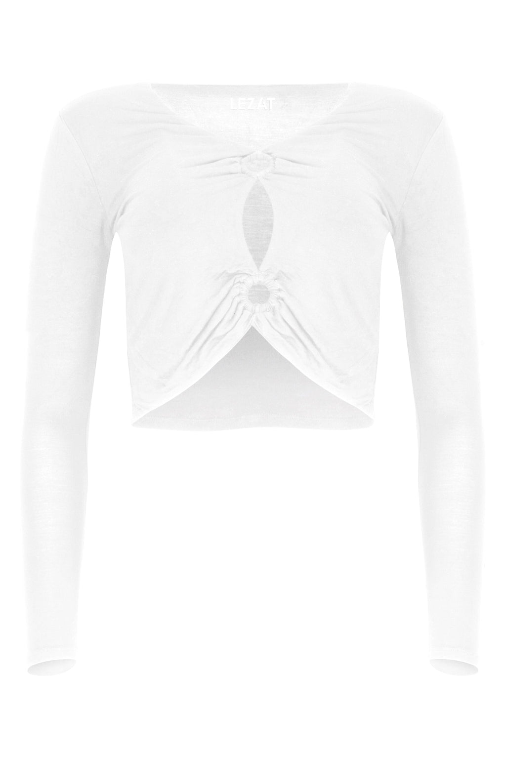 Melli TENCEL™ Modal Cutout Long-Sleeve Crop Top