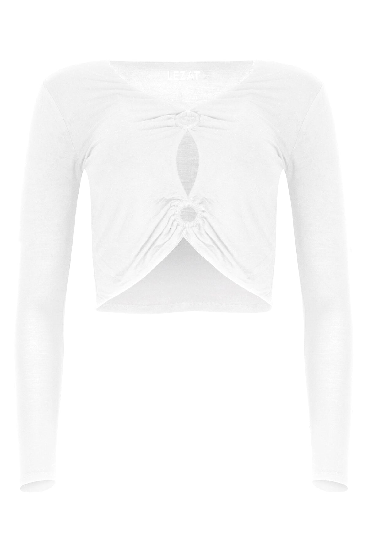 Melli TENCEL™ Modal Cutout Long-Sleeve Crop Top
