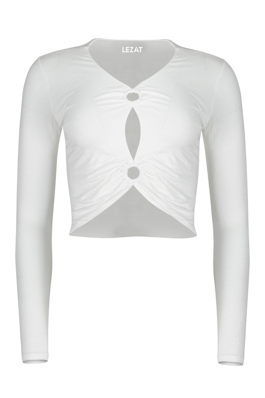 Melli TENCEL™ Modal Cutout Long-Sleeve Crop Top