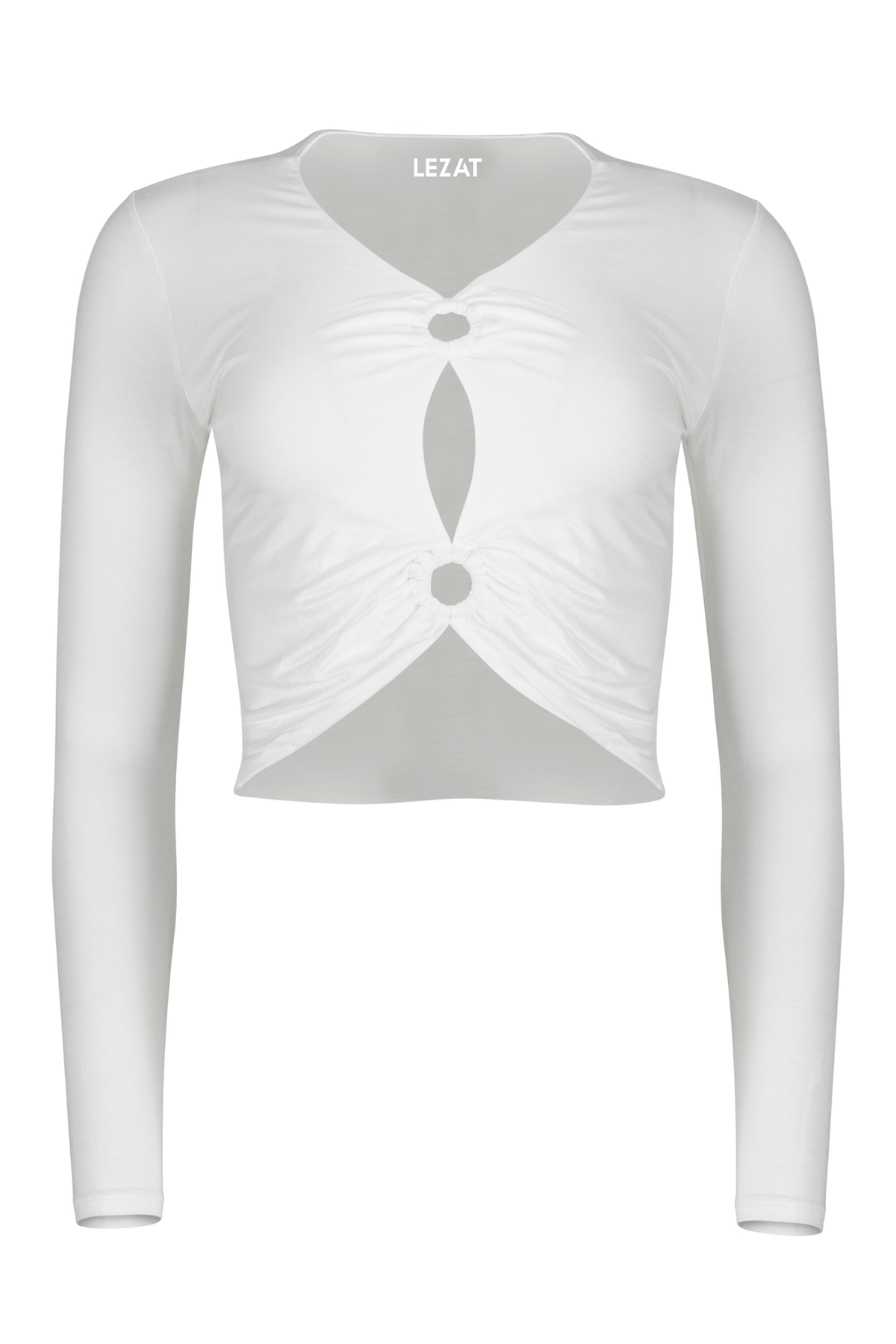 Melli TENCEL™ Modal Cutout Long-Sleeve Crop Top