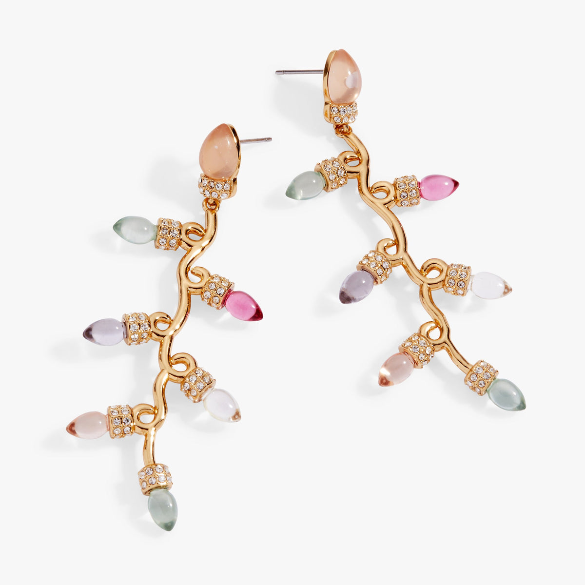 Christmas Muted Light Bulb Earrings