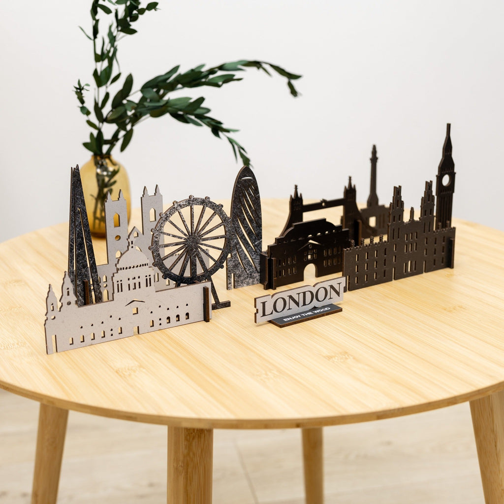 Wooden Travel Decor Memory City – London