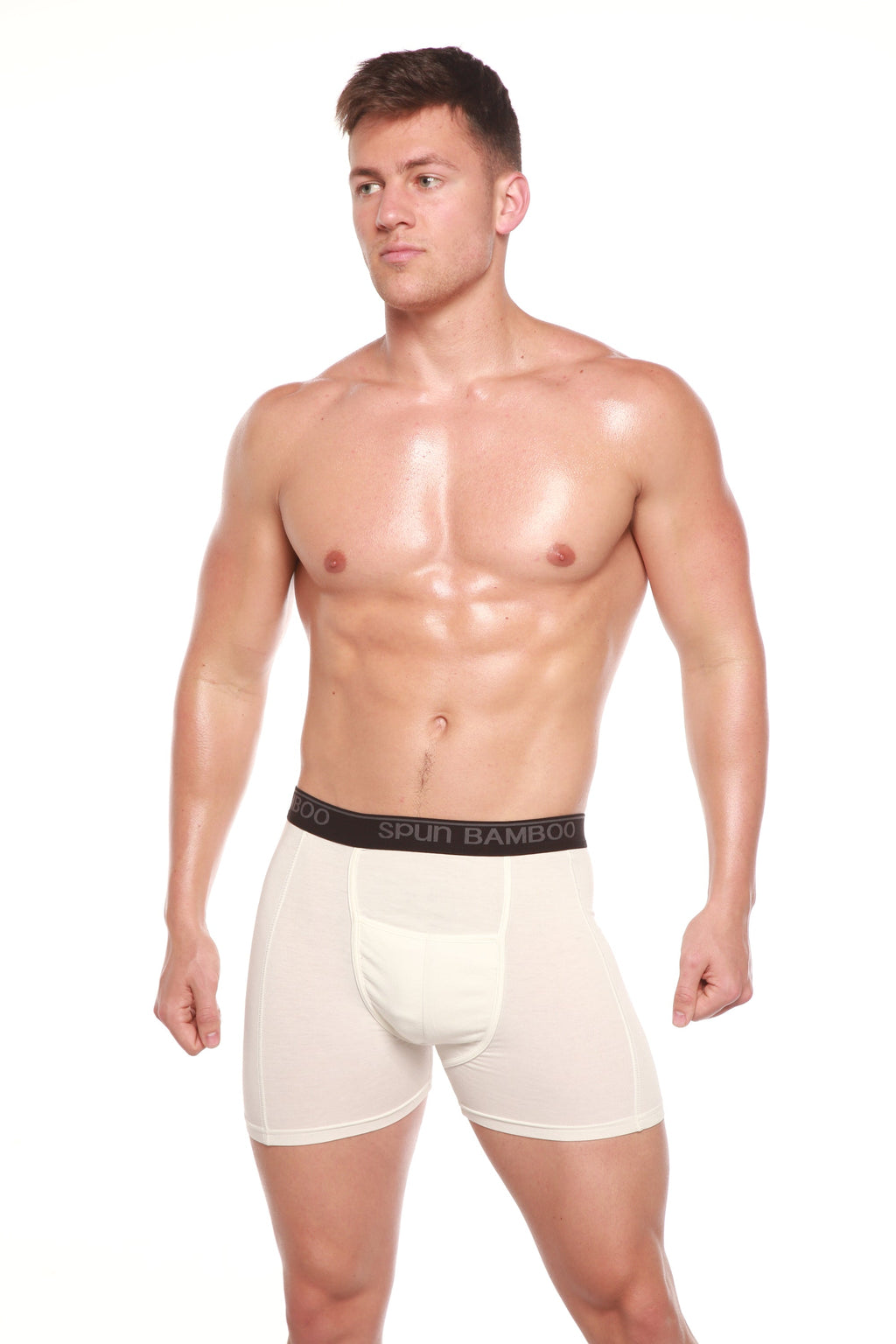 Men's Bamboo Boxer Briefs – Bamboo Viscose, Organic Cotton, Horizontal Fly