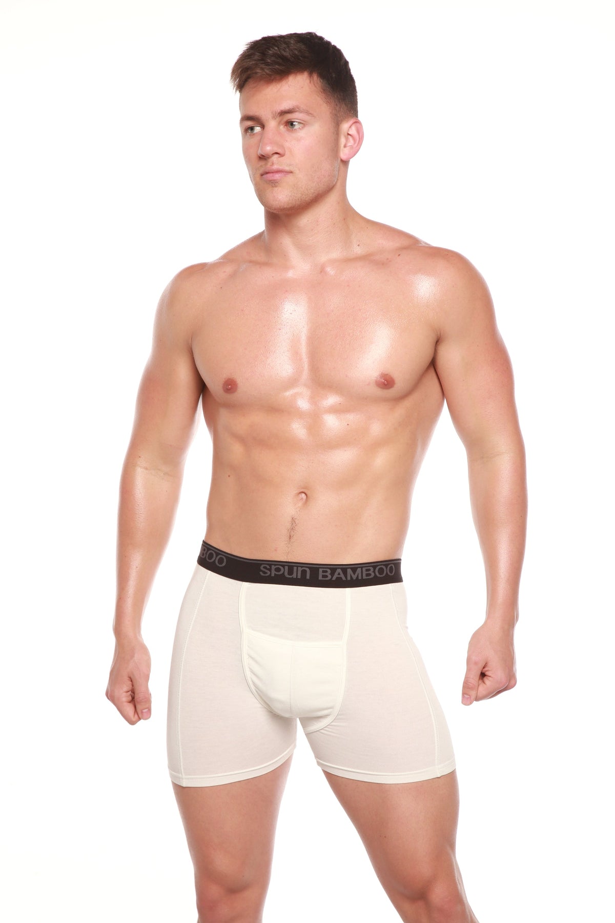 Men's Bamboo Boxer Briefs – Bamboo Viscose, Organic Cotton, Horizontal Fly