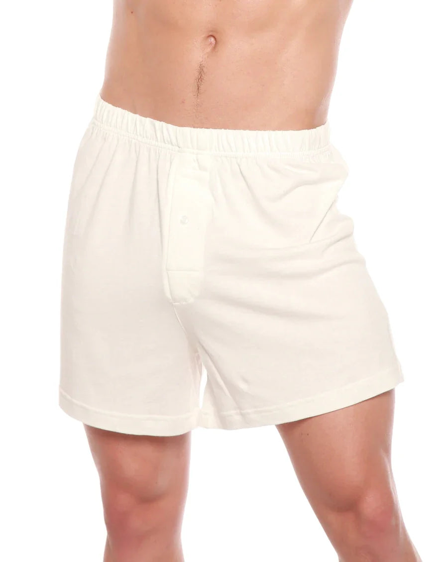 Spun Bamboo Men's Bamboo Viscose Boxer Shorts | Cream 3-Pack