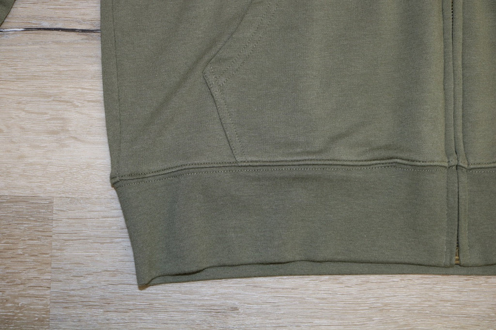Men's Bamboo Full-Zip Hoodie | Burnt Olive