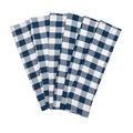 100% Organic Cotton Plaid Kitchen Towels | Set of 6 | 20”×28” | Chemical-Free