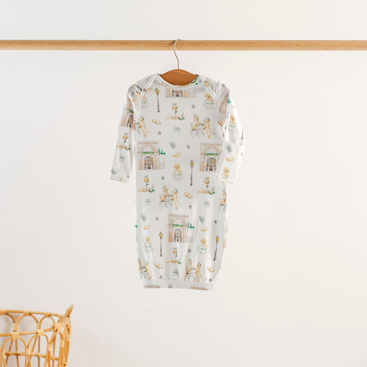 Powdered Sugar & Puppies Organic Cotton Baby & Kids’ Pajamas