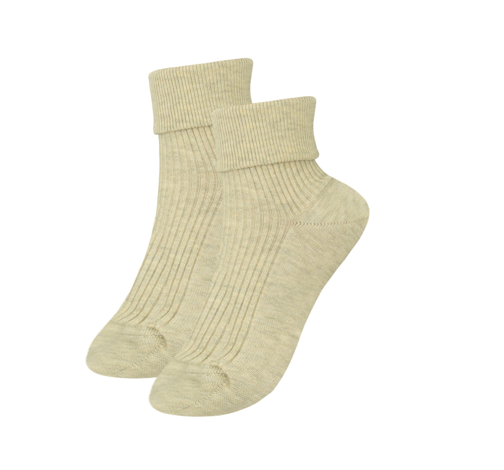 Women's 100% Organic Combed Cotton Socks — Made in Italy