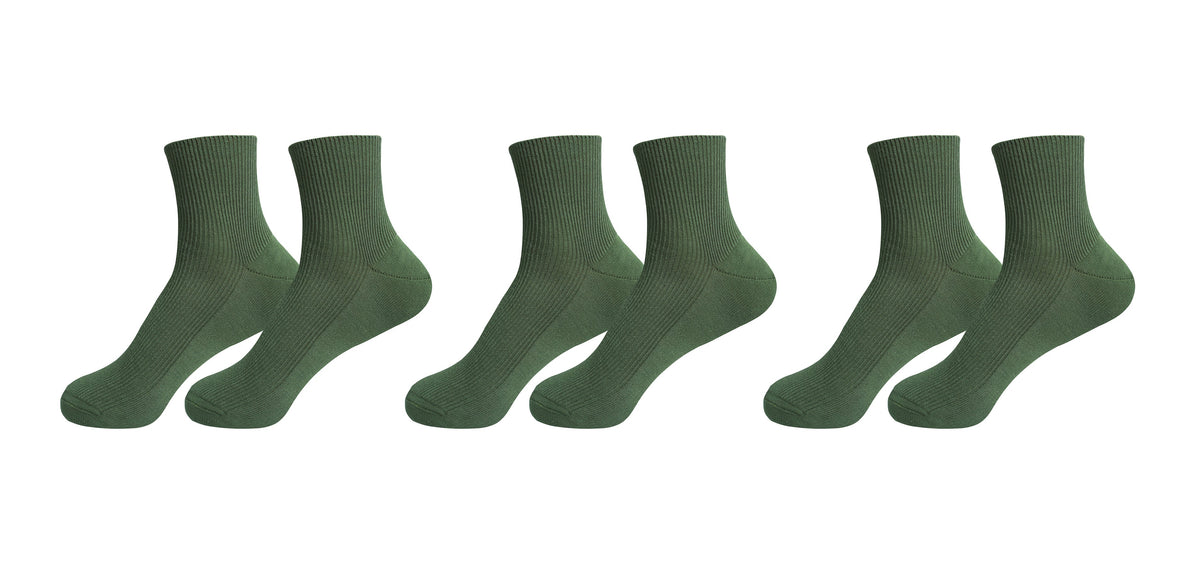 tittimitti Men's 100% Organic Combed Cotton Socks | 3 Pairs | Made in Italy