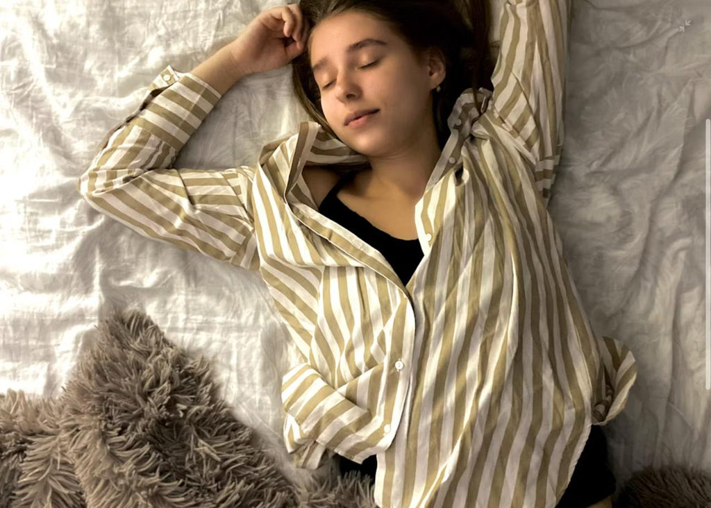Cotton Gauze Pajama Set – Restorative Frequency Sleepwear for Deep Sleep