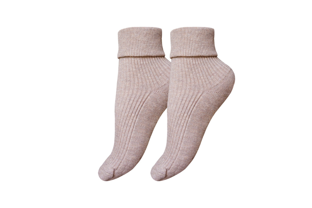 Women's 100% Organic Combed Cotton Socks — Made in Italy