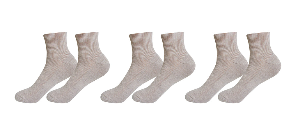 tittimitti Men's 100% Organic Combed Cotton Socks | 3 Pairs | Made in Italy