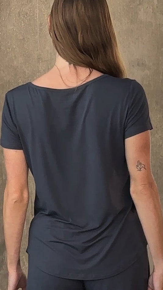 Women's Bamboo Lounge Set | T-Shirt & Shorts
