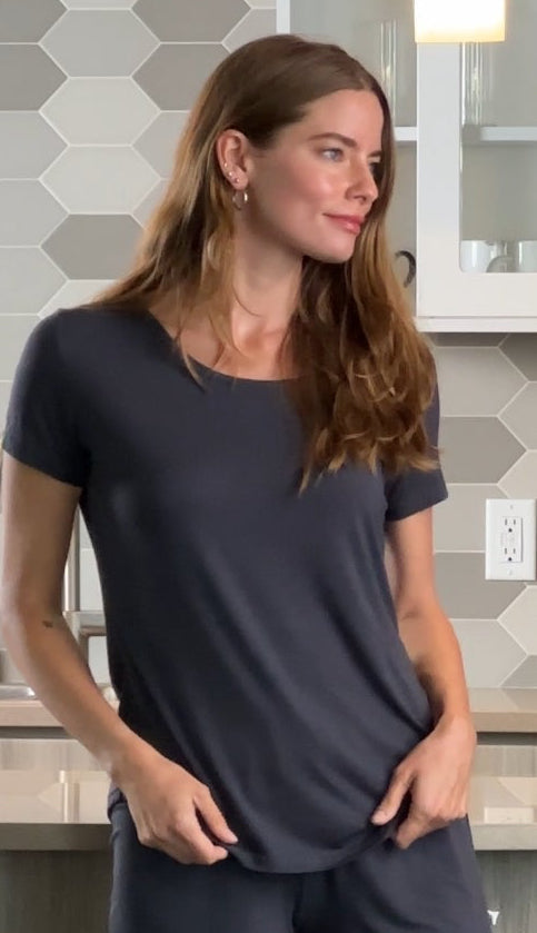 Women's Bamboo Lounge Set | T-Shirt & Shorts