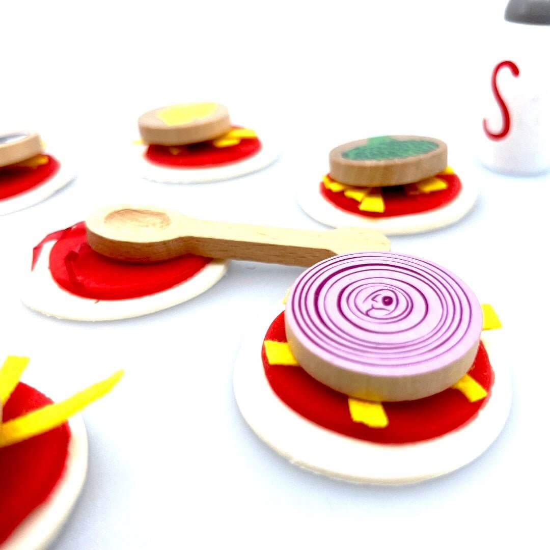 Pizza Bites Playdough Sensory Kit