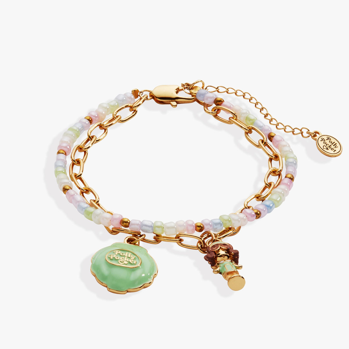 Polly Pocket™ Double-Strand Charm Bracelet | ALEX AND ANI