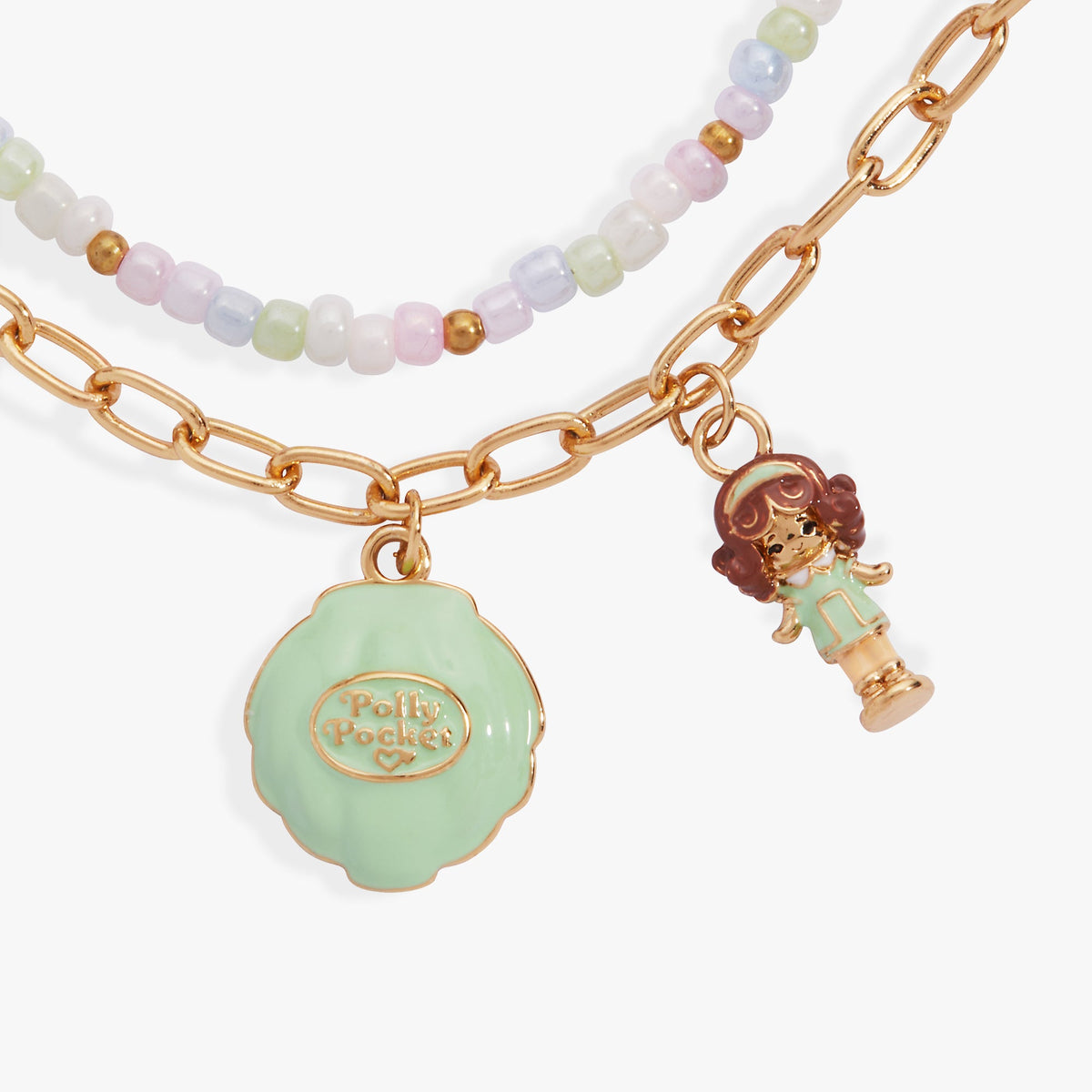 Polly Pocket™ Double-Strand Charm Bracelet | ALEX AND ANI