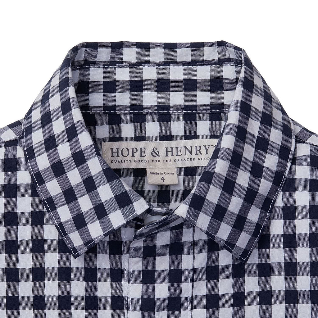 Organic Poplin Button Down Shirt